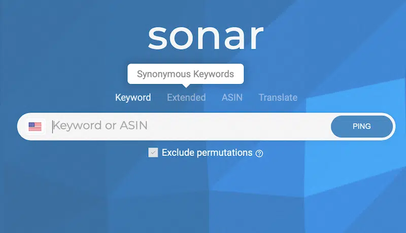 Sonar Keyword Research Tool 